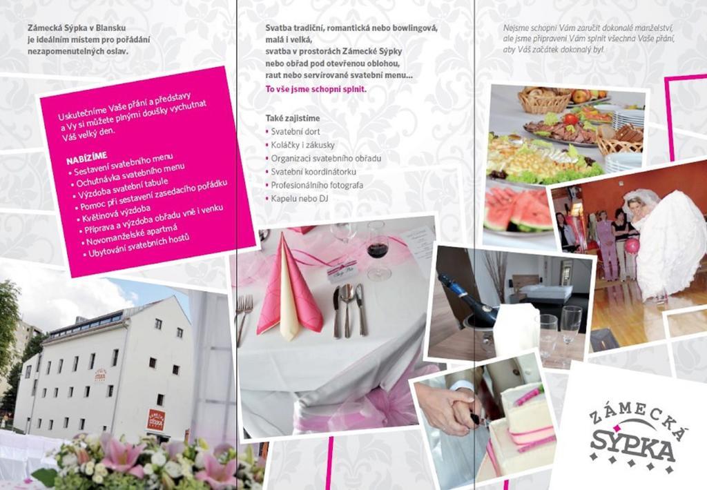 Hotel Zamecka Sypka 布兰斯科 外观 照片